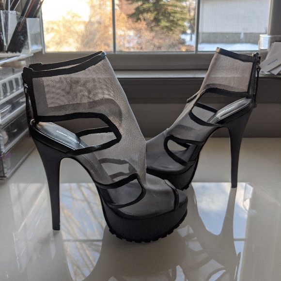 Rare Christopher Kane for Topshop mesh platform heels - Picture 1 of 8
